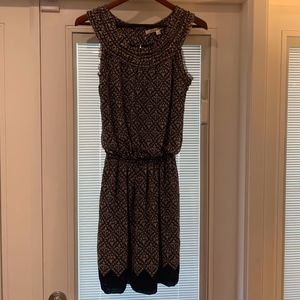 Black and Cream Dress